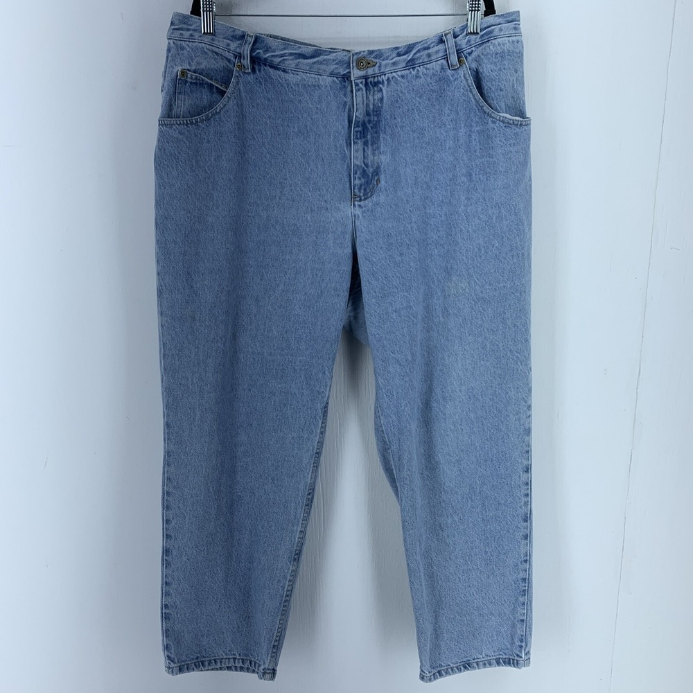 Vtg Liz Claiborne Womens 22P Classic Fit Mom Jeans 90's High Elastic Waist
